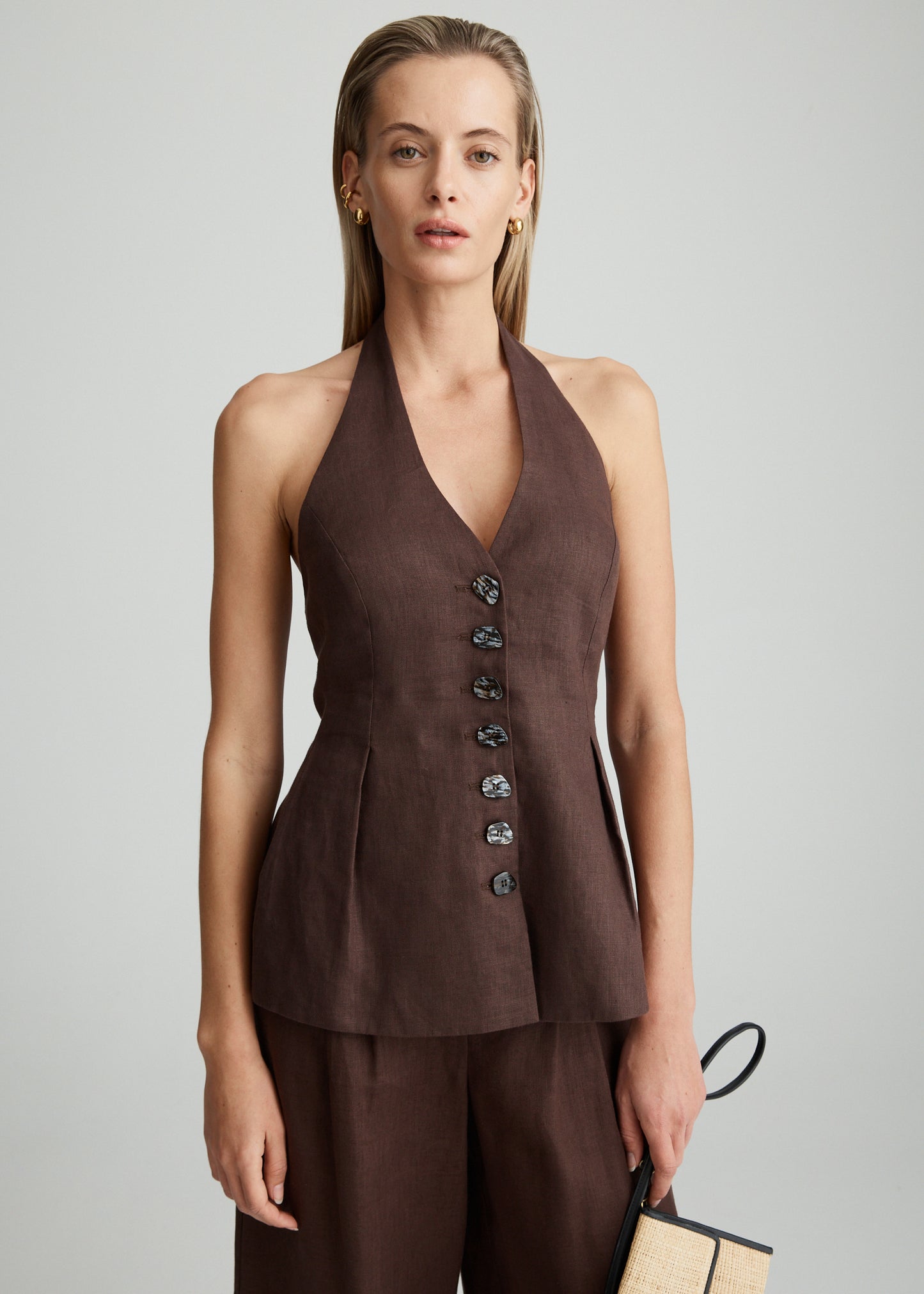 LUCIA LINEN VEST