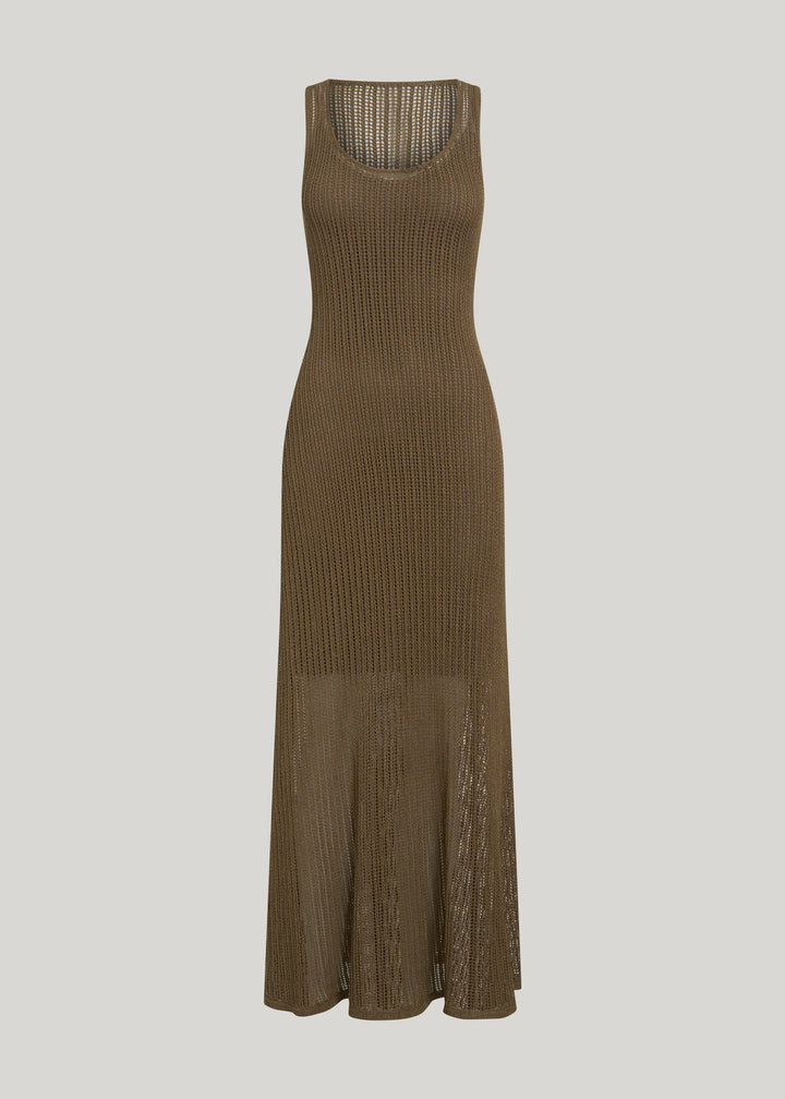 FRANKIE DRESS IN NUTMEG