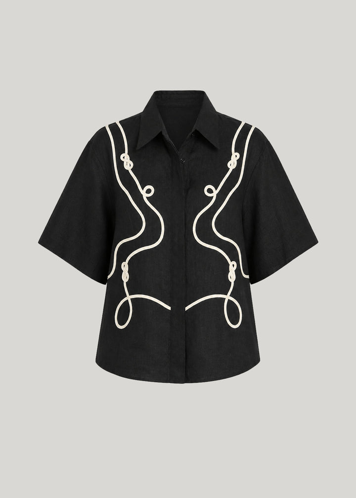 NOMAD APPLIQUE TEE