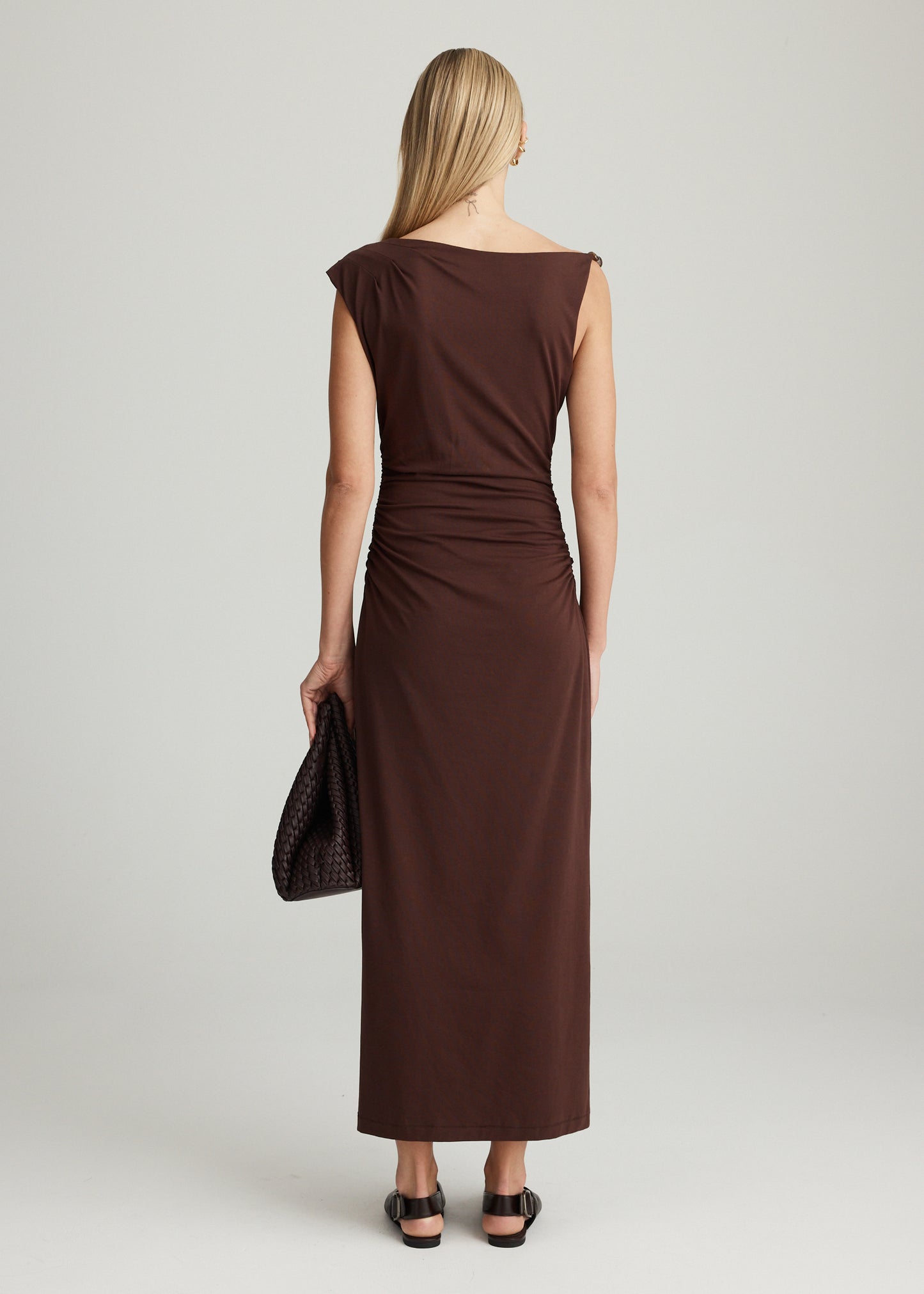 AERA DRAPED DRESS