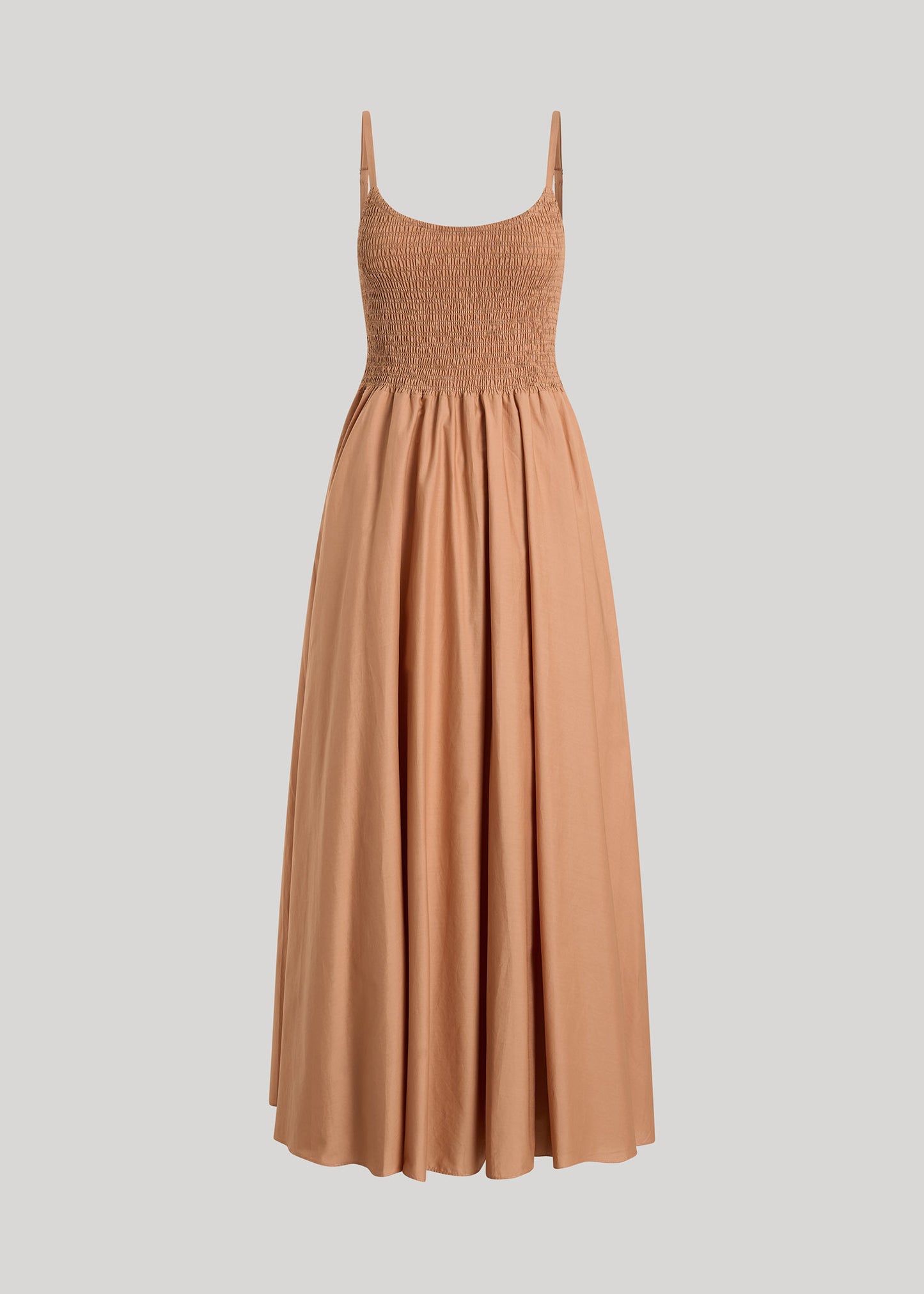 ZELLE SHIRRED MAXI