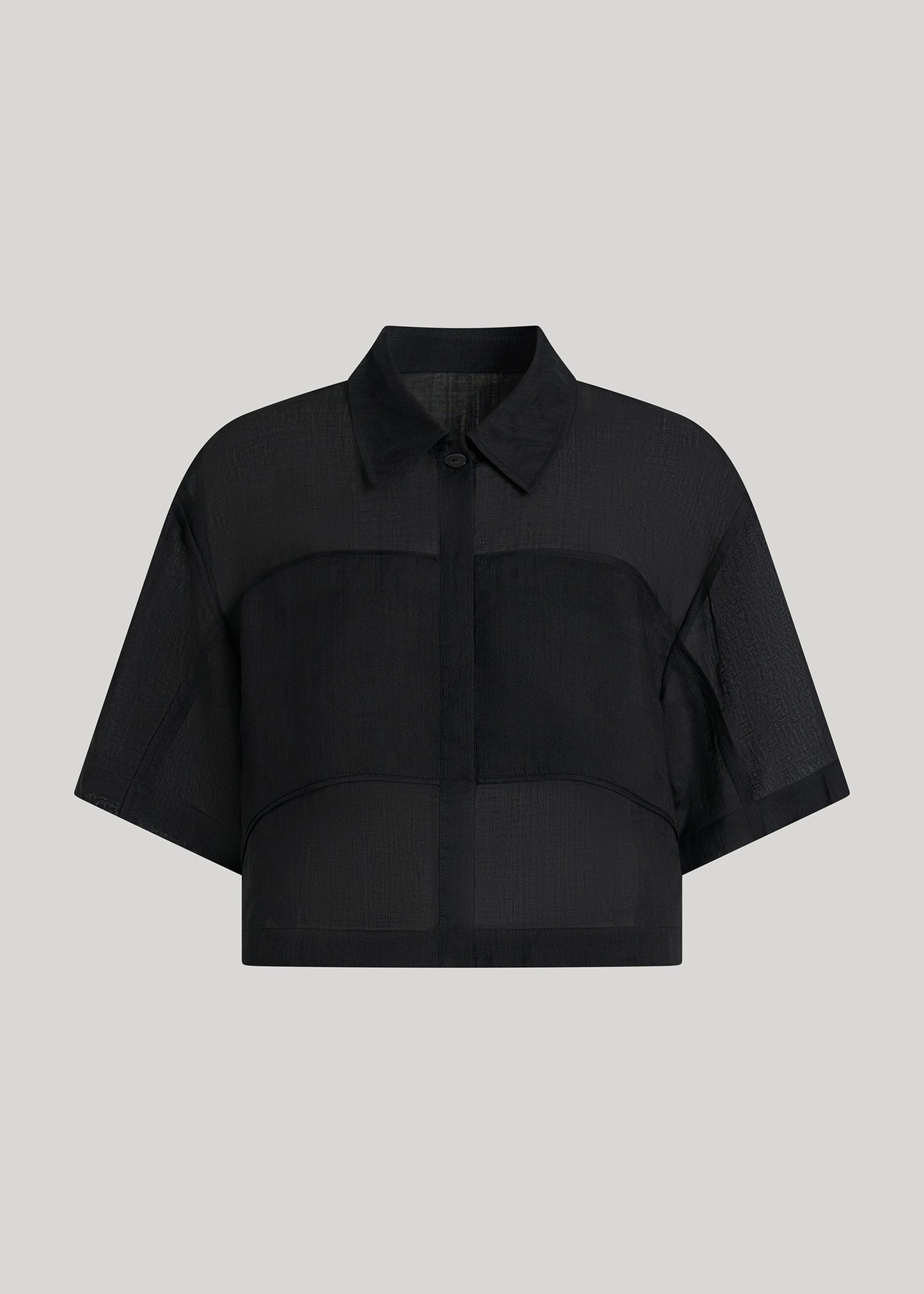 AIRE RAMIE CROP SHIRT