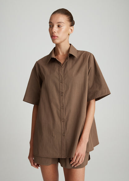 ROLLA PLEAT TEE