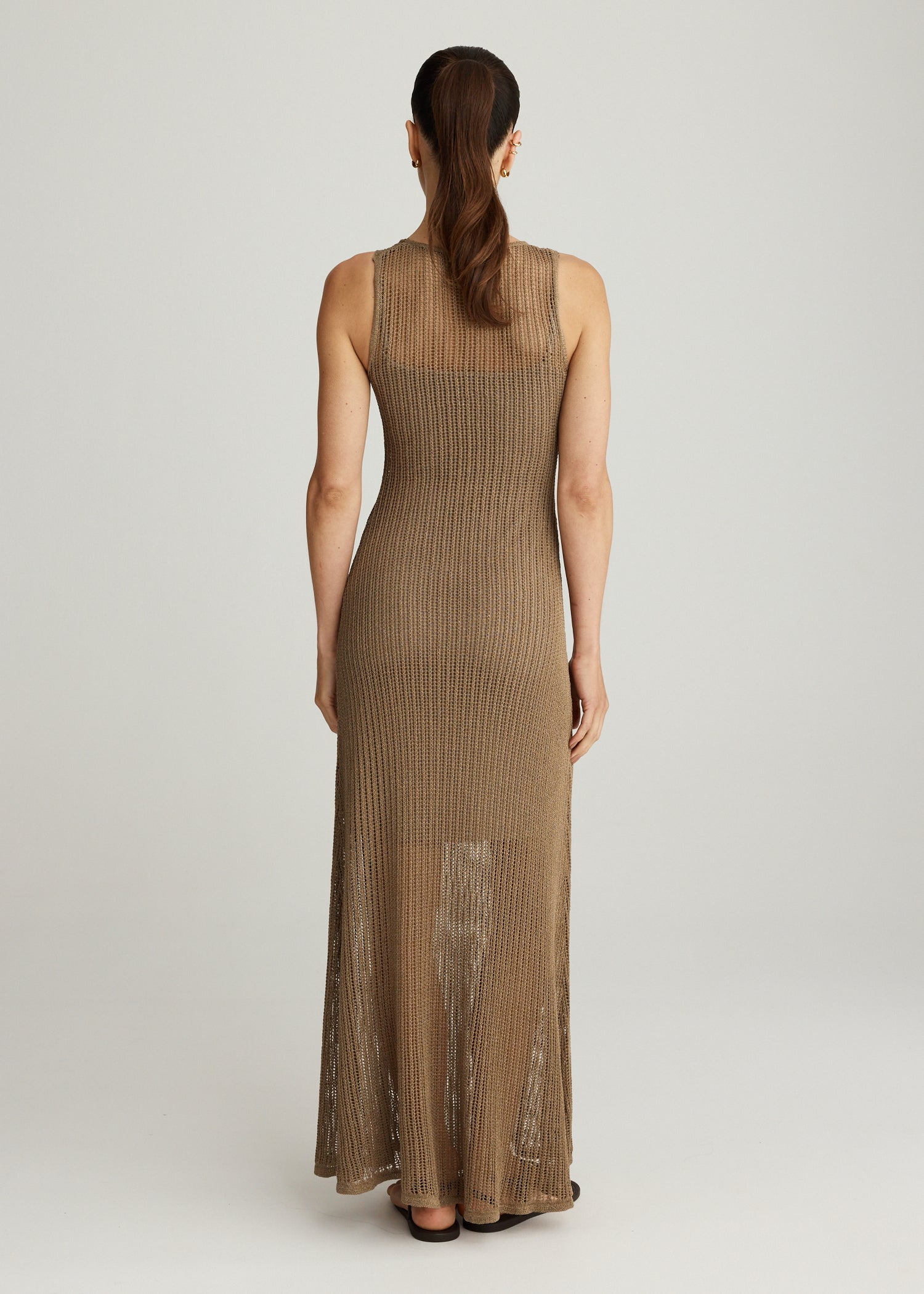 FRANKIE DRESS IN NUTMEG