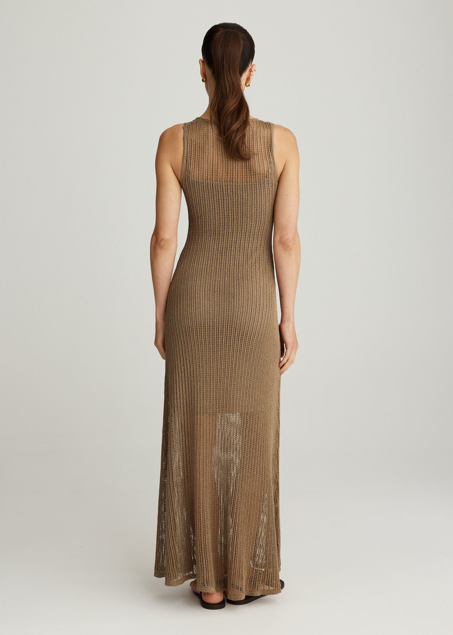 FRANKIE DRESS IN NUTMEG