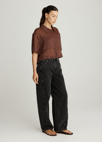 PRE-ORDER AIRE RAMIE CROP IN COCOA