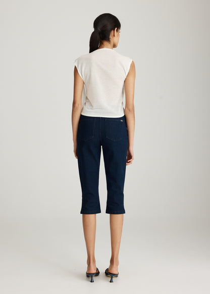 DENIM CAPRI PANT