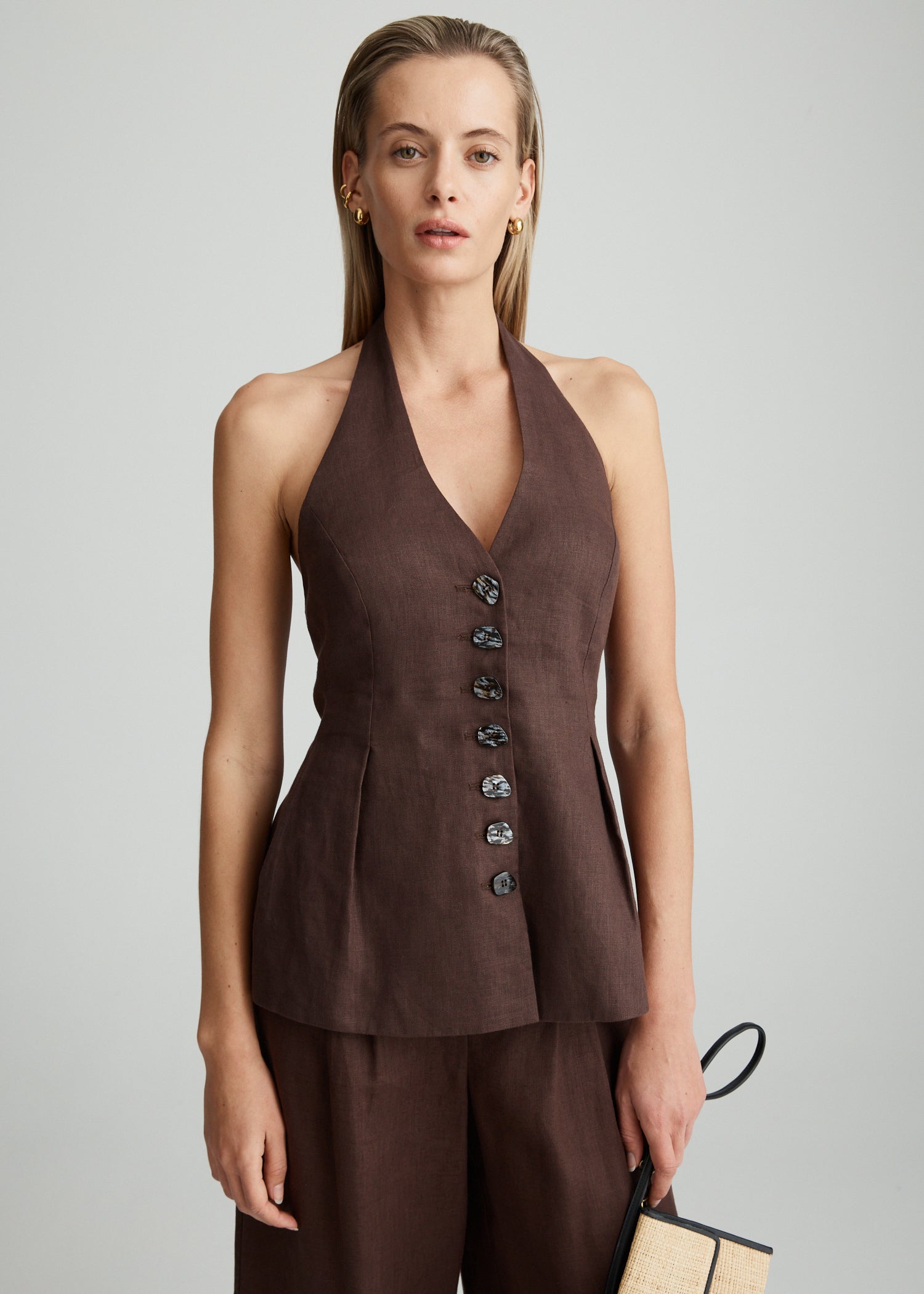 LUCIA LINEN VEST