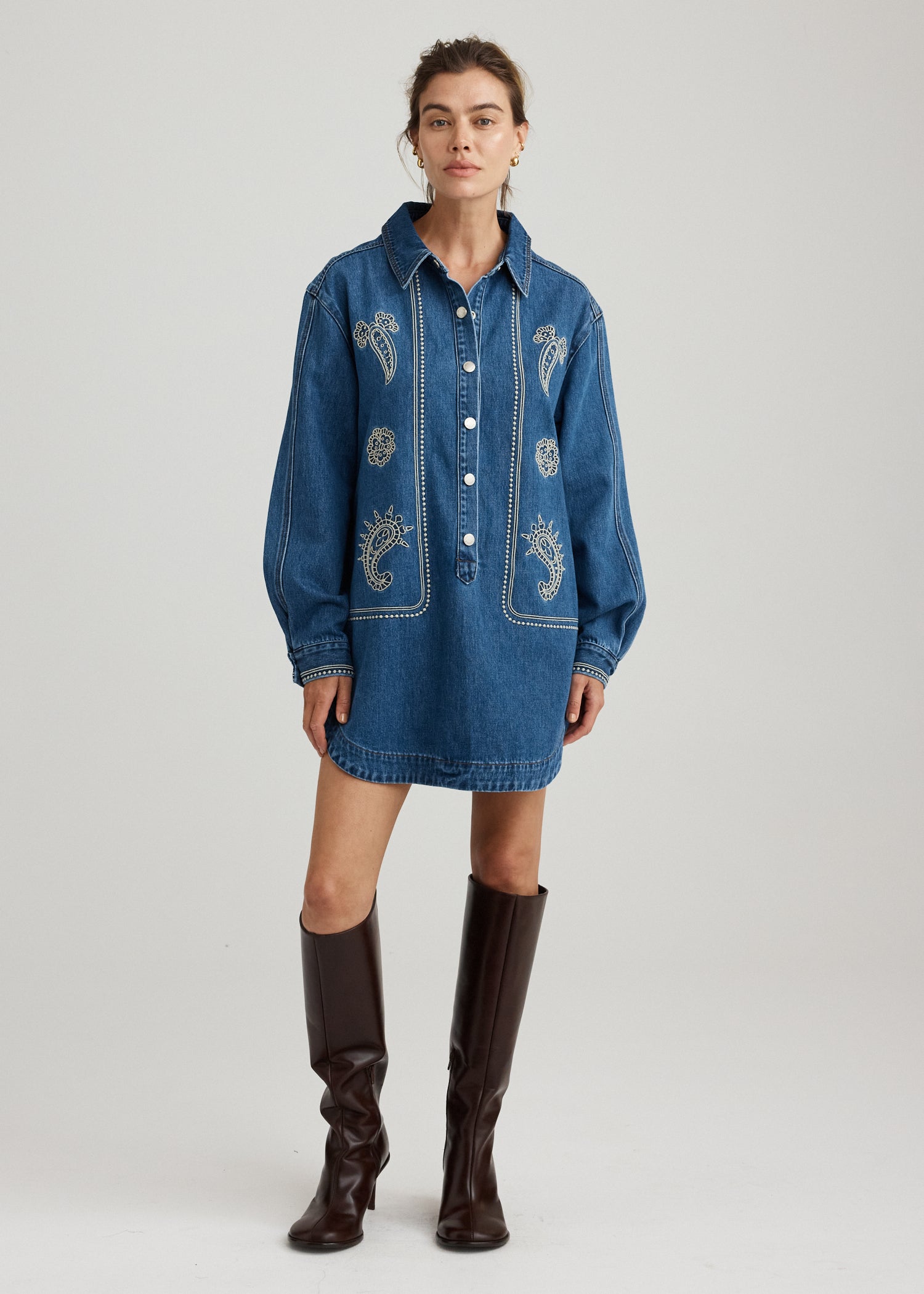 ATLAS EMBROIDERED DRESS