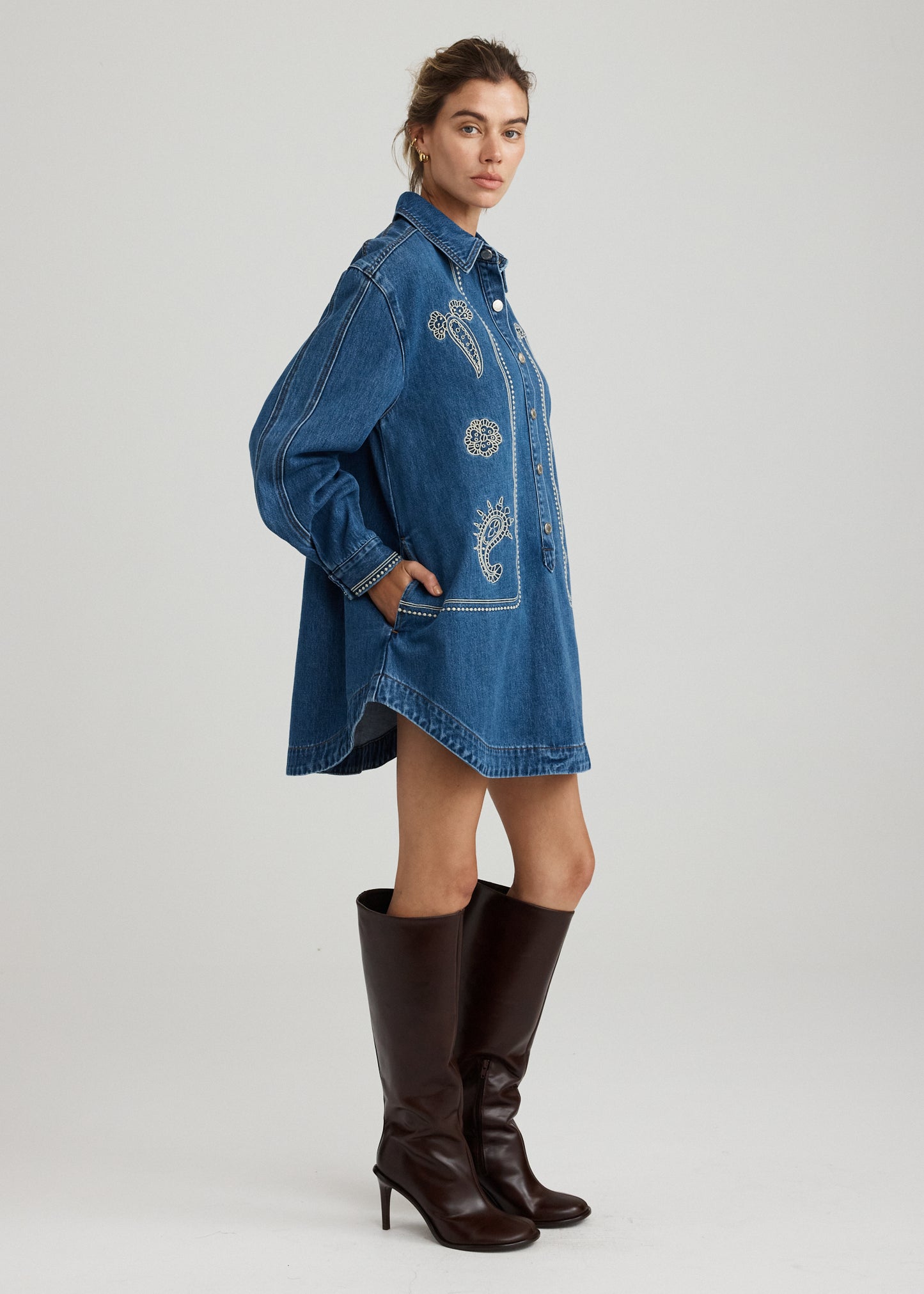 ATLAS EMBROIDERED DRESS
