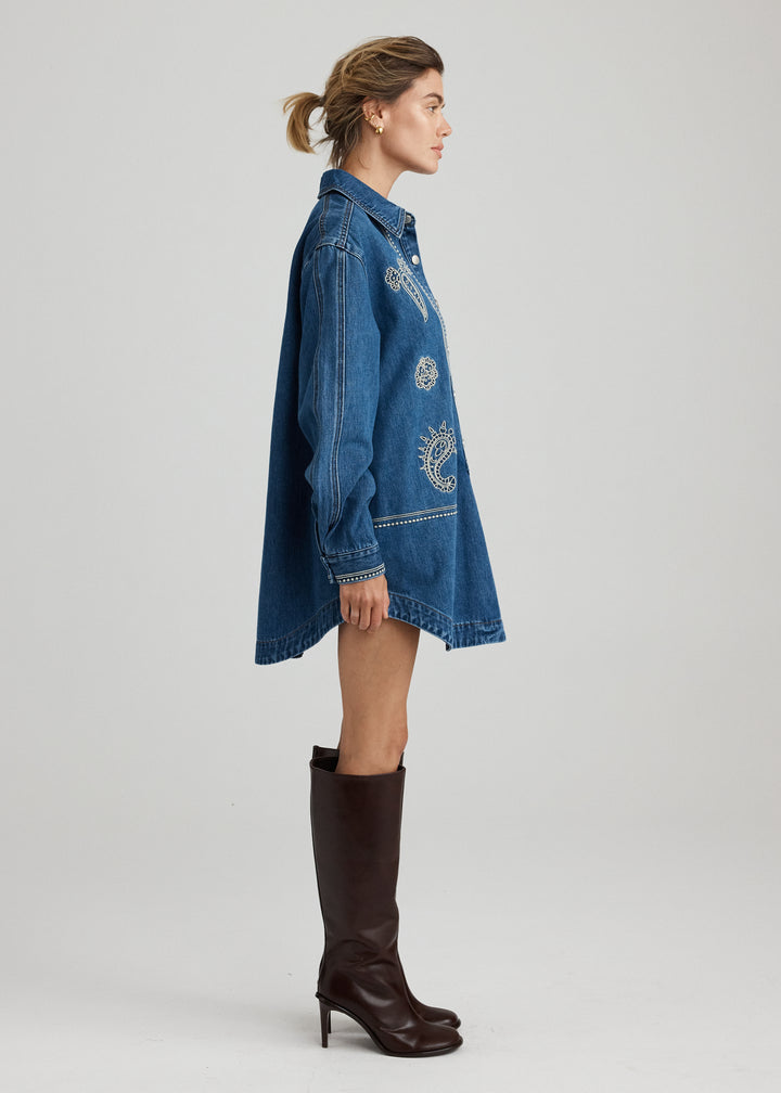ATLAS EMBROIDERED DRESS