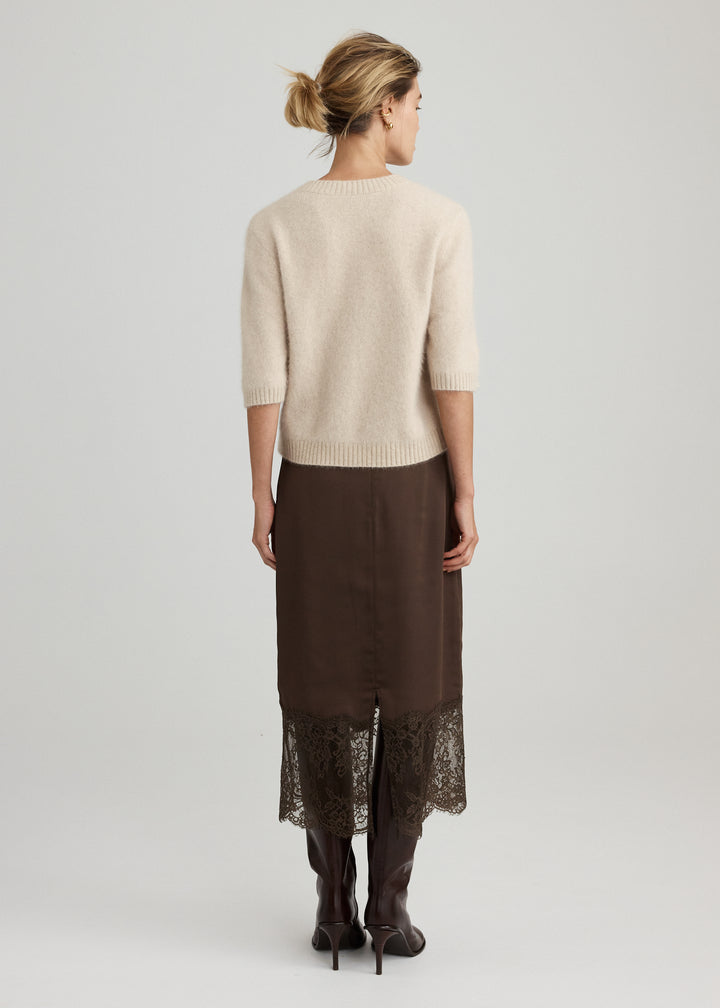 BRUSHED WOOL TEE
