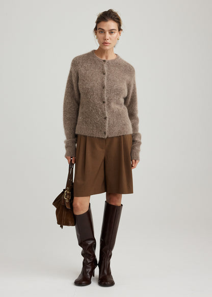 MOHAIR BLEND CARDIGAN