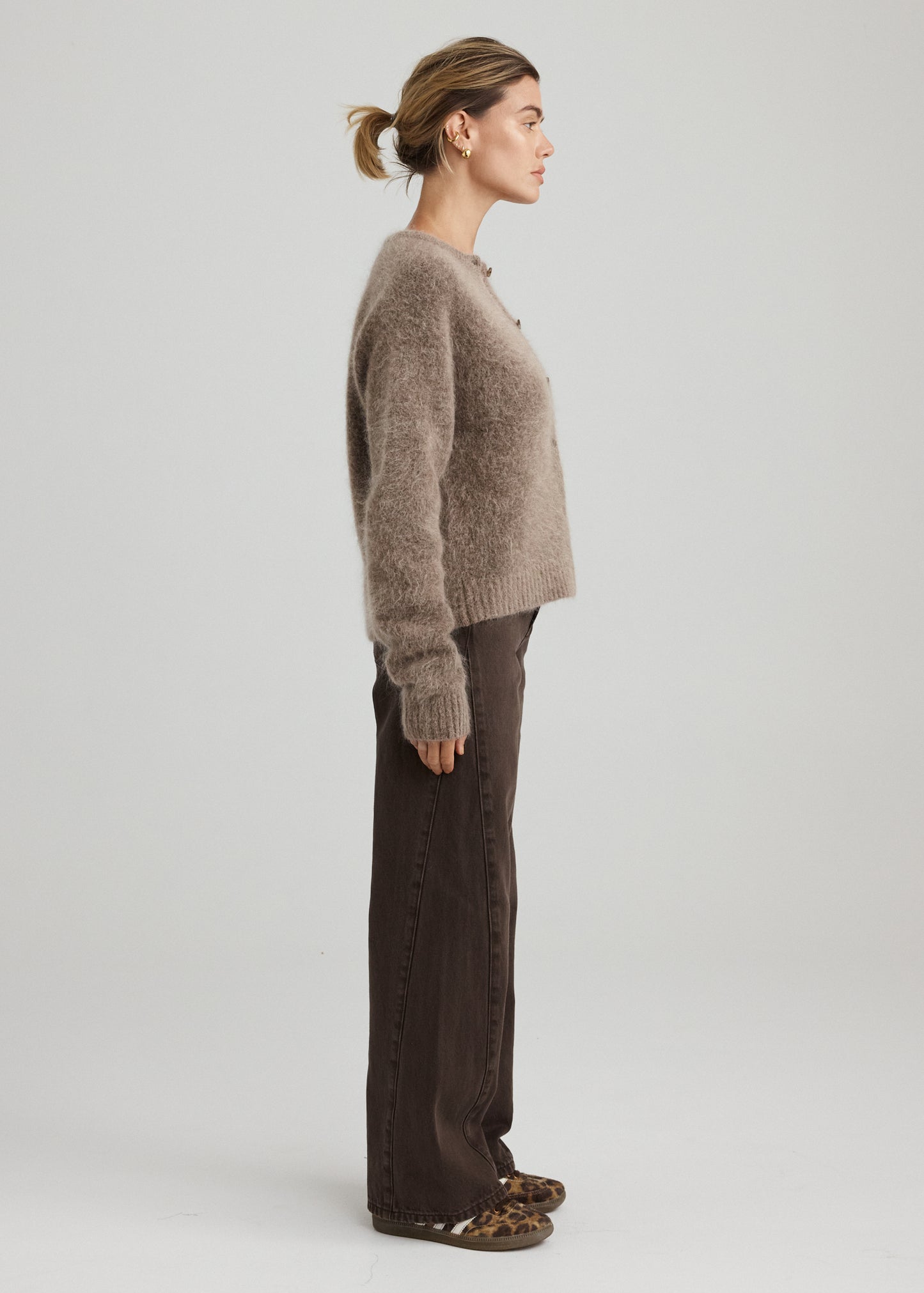 MOHAIR BLEND CARDIGAN