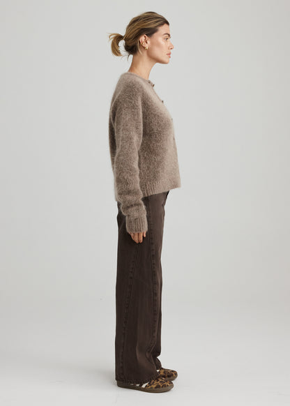 MOHAIR BLEND CARDIGAN