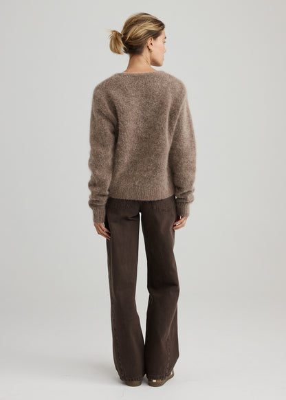 MOHAIR BLEND CARDIGAN