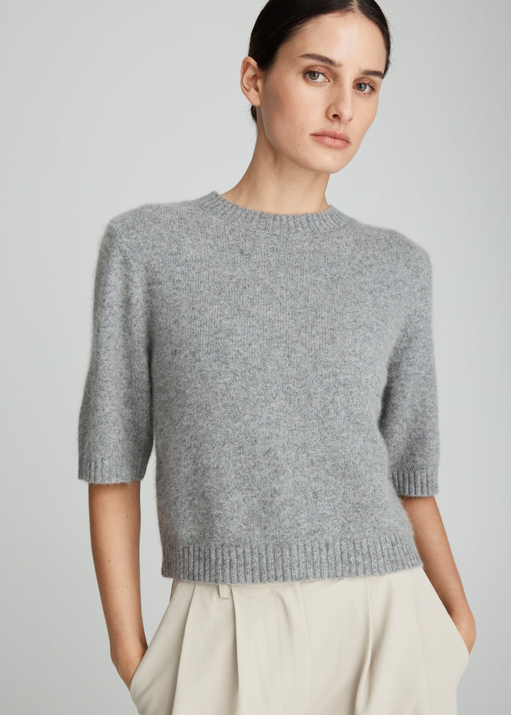 BRUSHED WOOL TEE