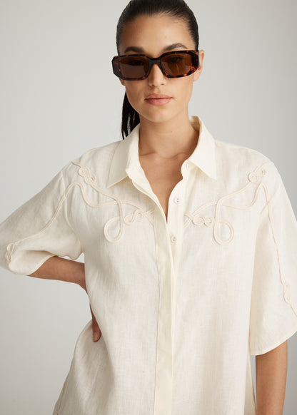 NOMAD APPLIQUE DRESS