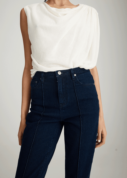 DENIM CAPRI PANT