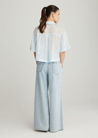 AIRE RAMIE CROP SHIRT