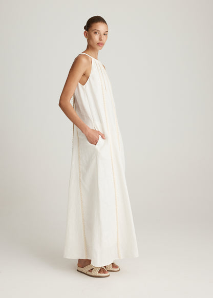 SALLA LINEN DRESS