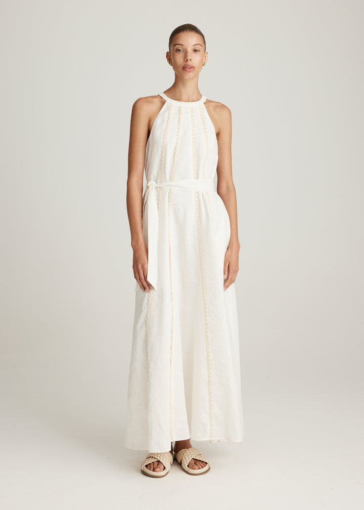 SALLA LINEN DRESS