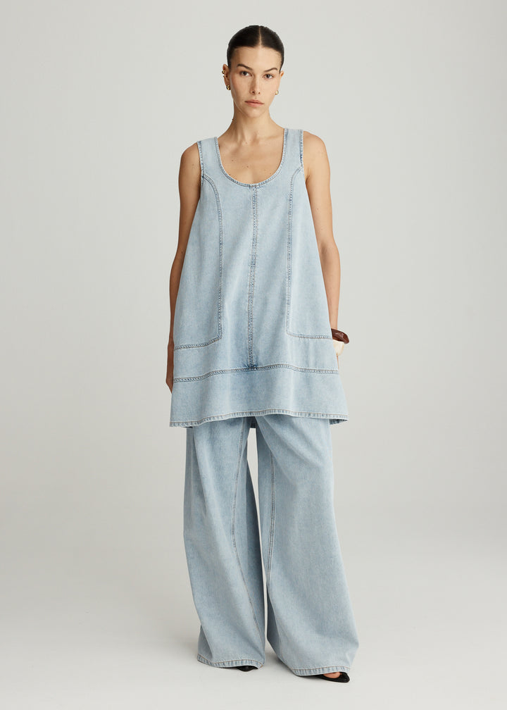 MAJA DRESS IN LIGHT WASH