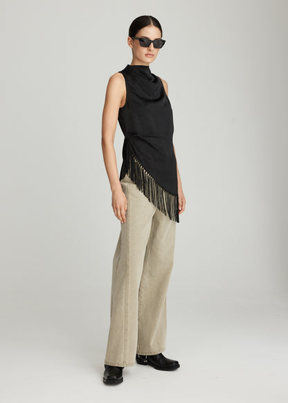 CASCADE TASSEL TOP