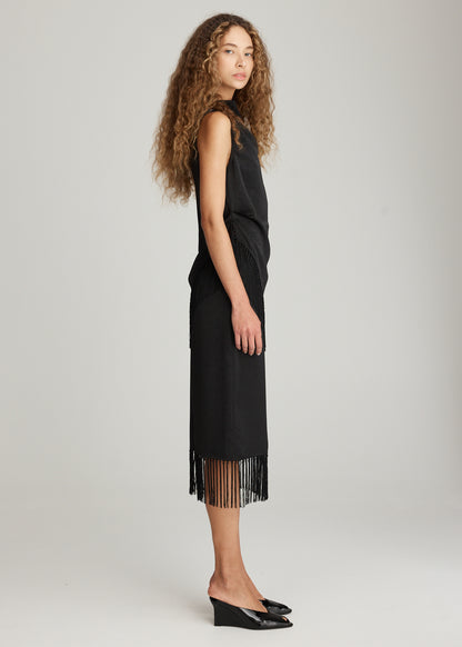 CASCADE TASSEL TOP