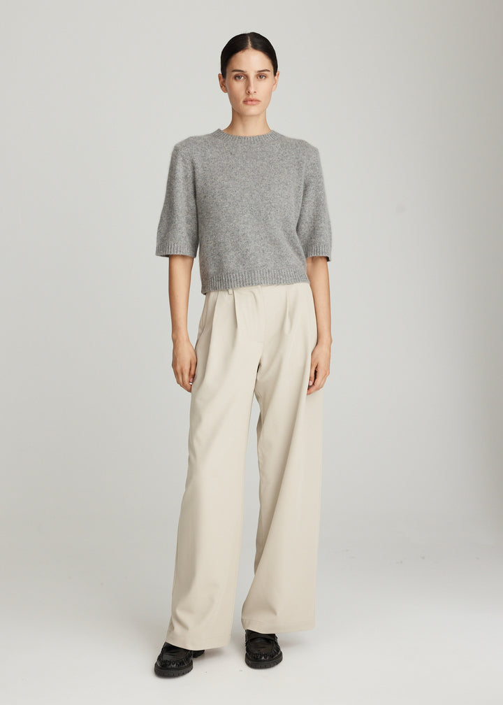 BRUSHED WOOL TEE