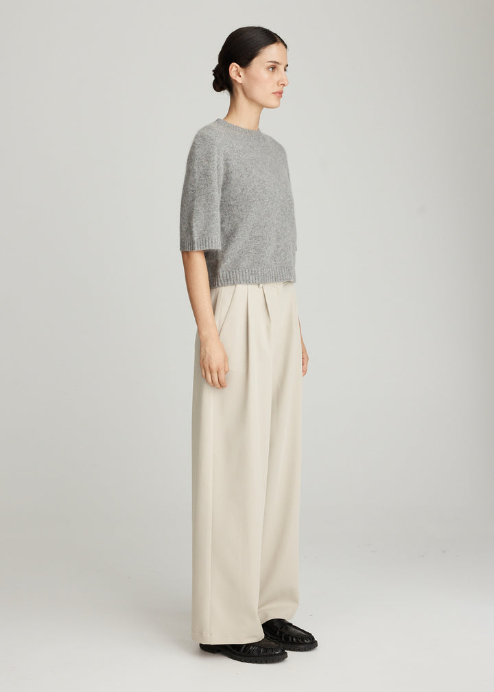 BRUSHED WOOL TEE