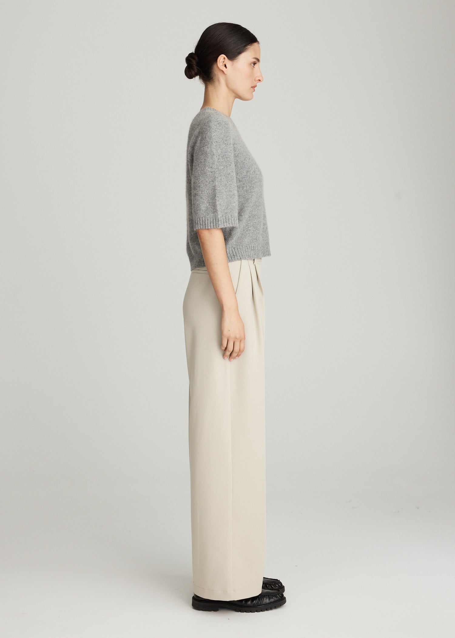 BRUSHED WOOL TEE