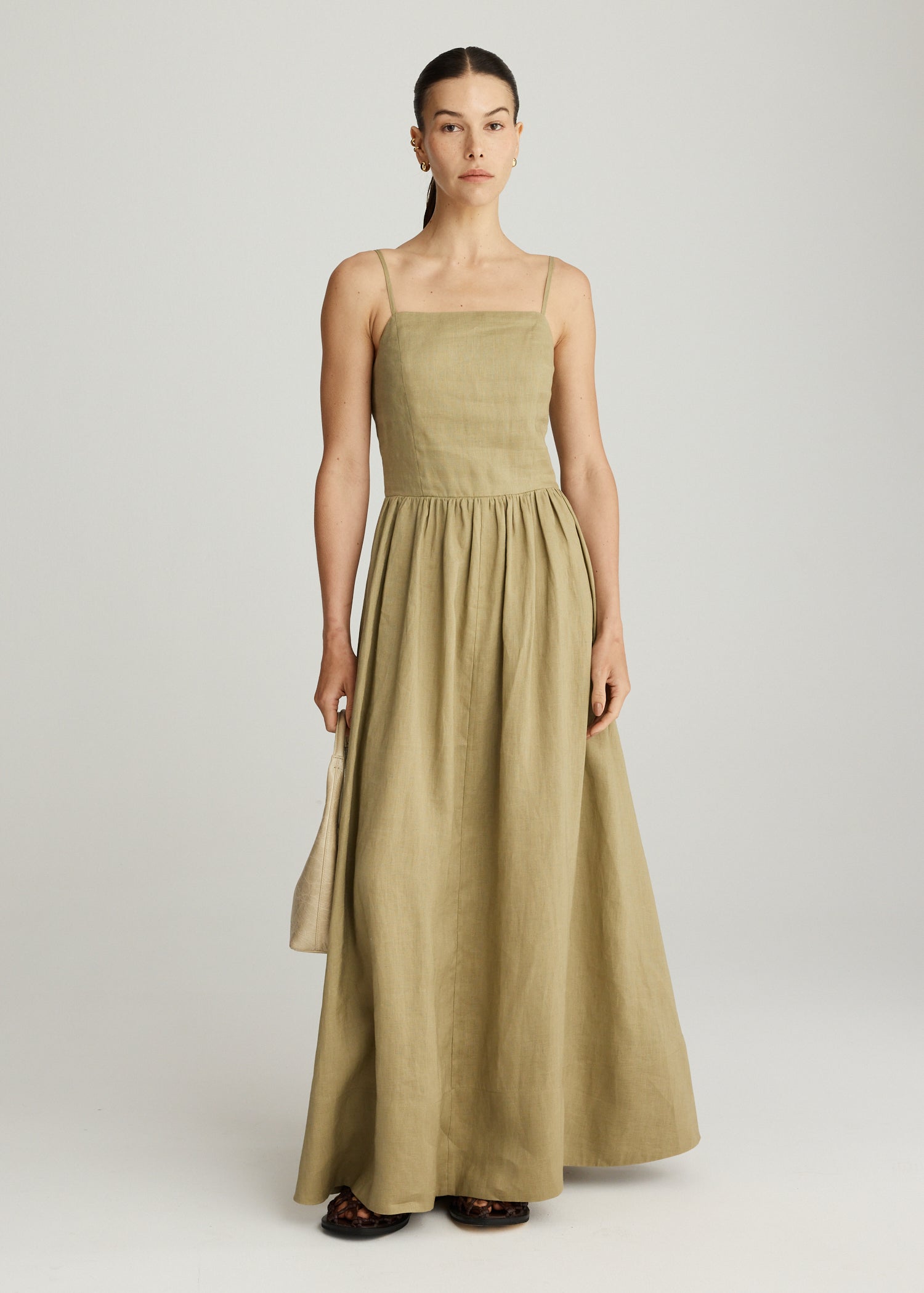 LULU LINEN MAXI IN SAGE