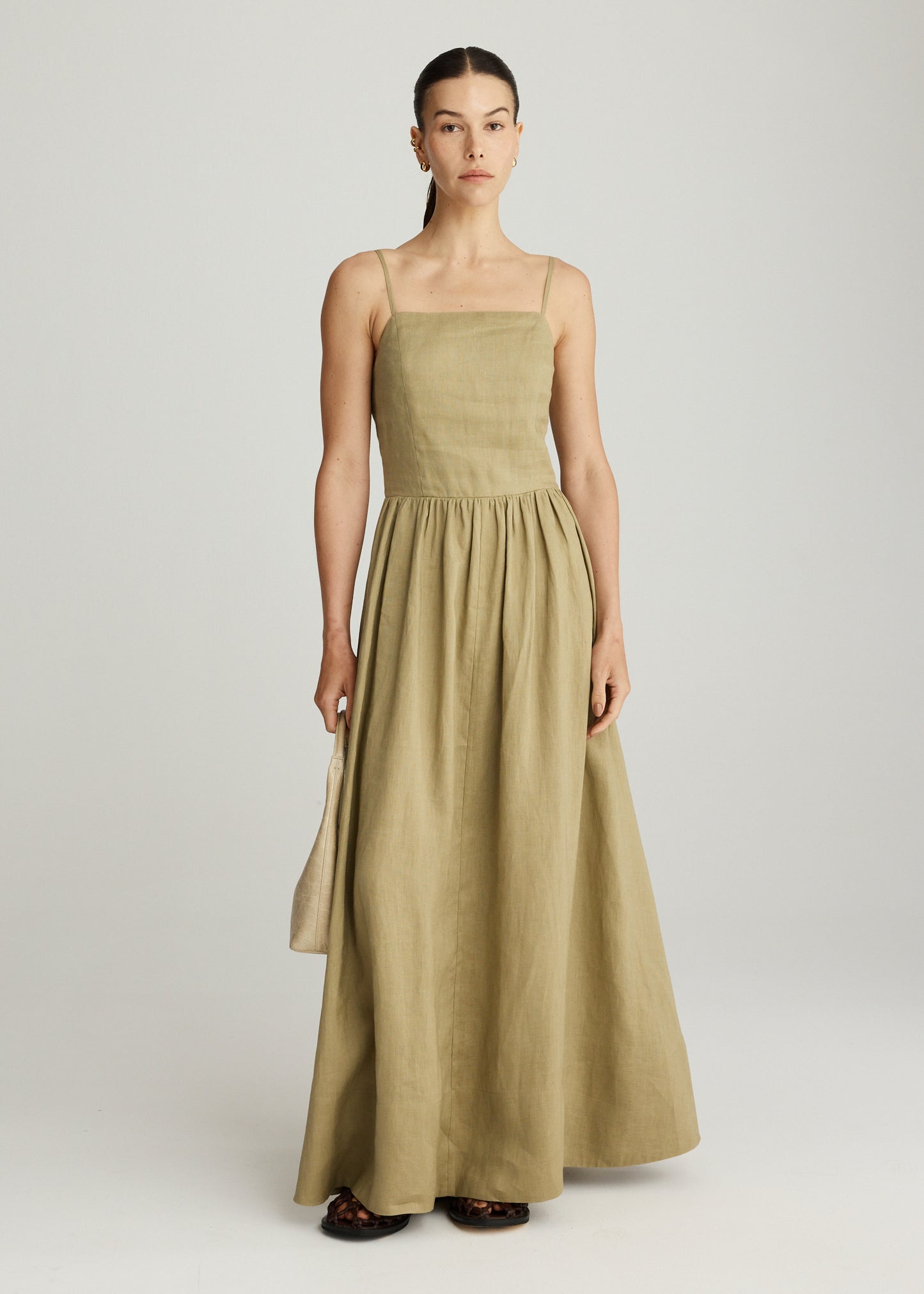 LULU LINEN MAXI IN SAGE