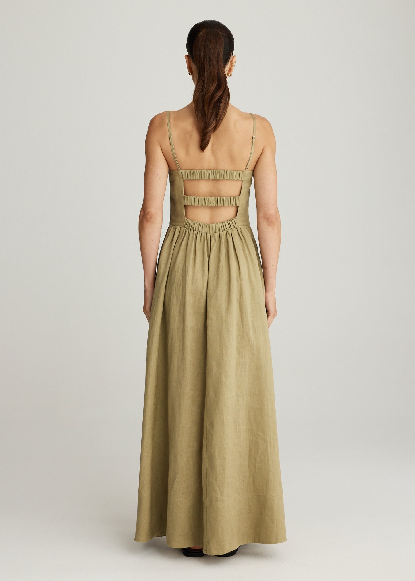LULU LINEN MAXI IN SAGE