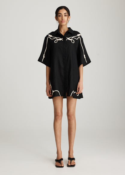 NOMAD APPLIQUE DRESS