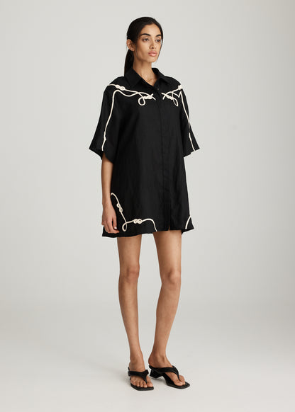 NOMAD APPLIQUE DRESS