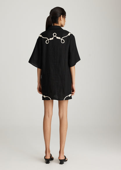 NOMAD APPLIQUE DRESS
