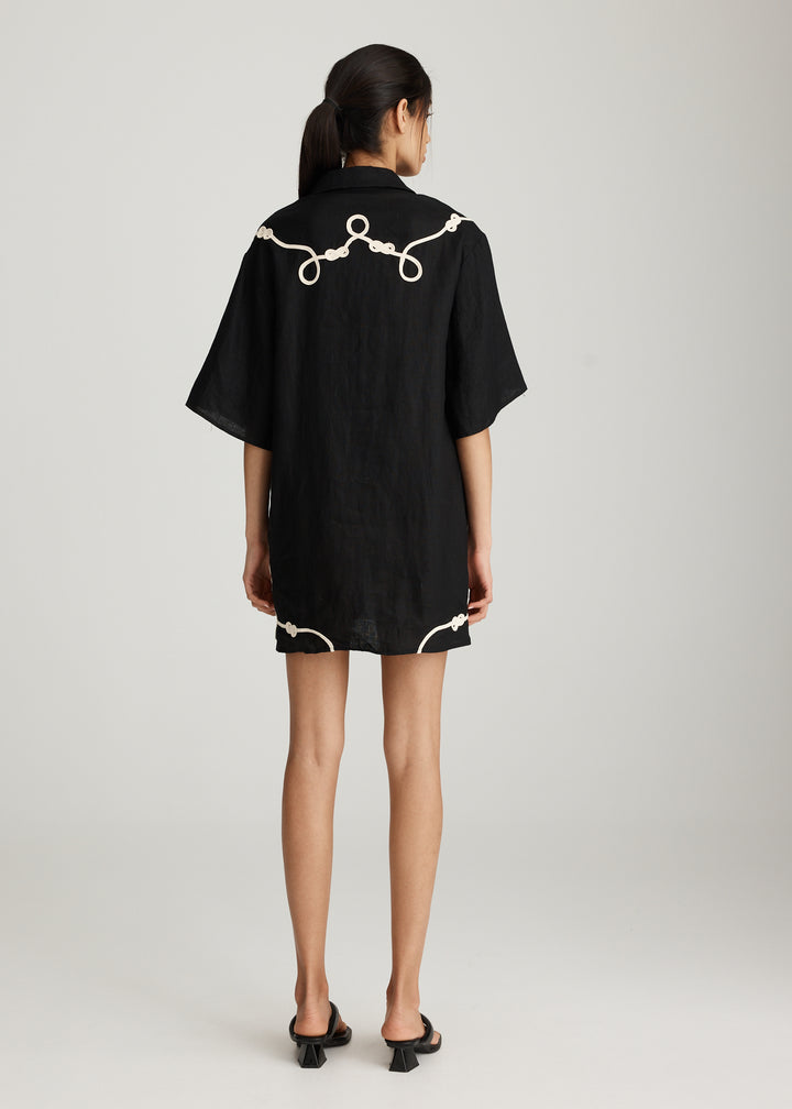 NOMAD APPLIQUE DRESS