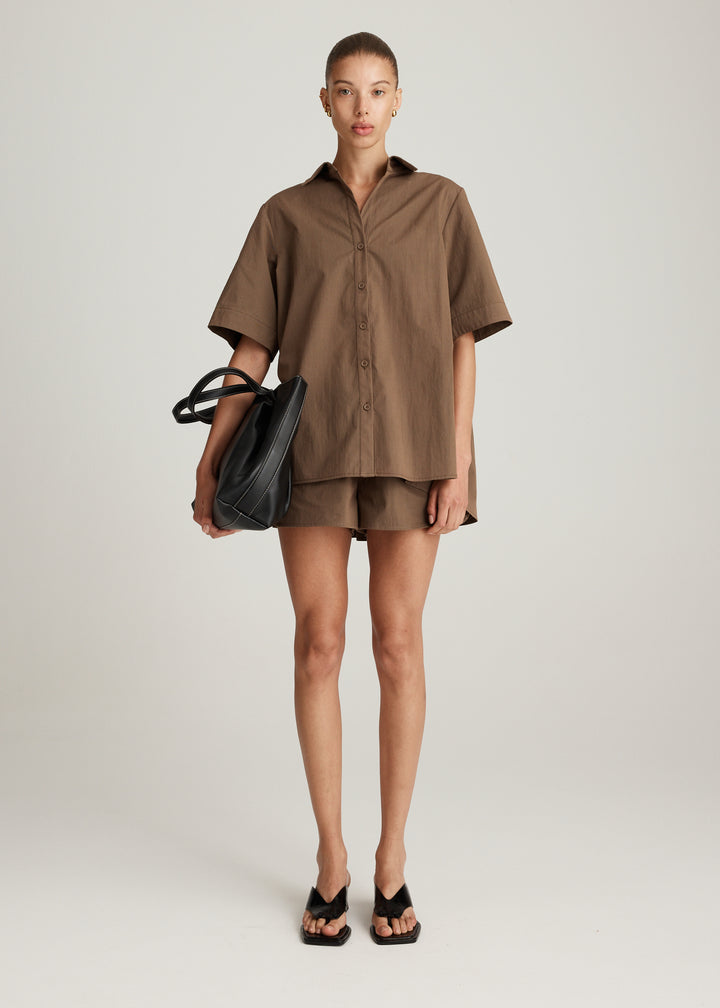 ROLLA PLEAT TEE