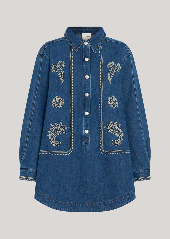 ATLAS EMBROIDERED DRESS