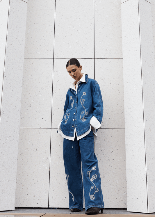 ATLAS EMBROIDERED PANT