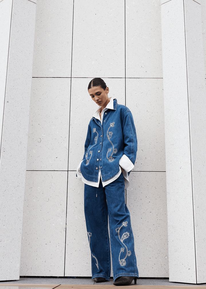 ATLAS EMBROIDERED PANT