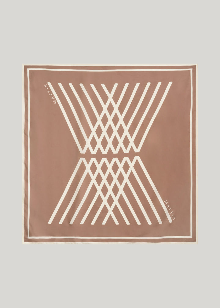 MATTIR SCARF IN COCOA