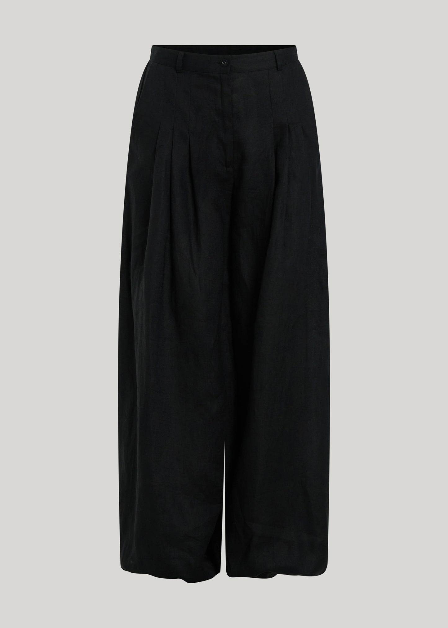 LULU LINEN PANT IN BLACK