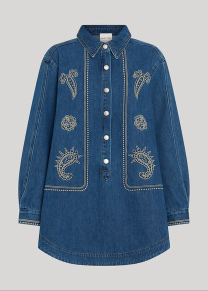 ATLAS EMBROIDERED DRESS