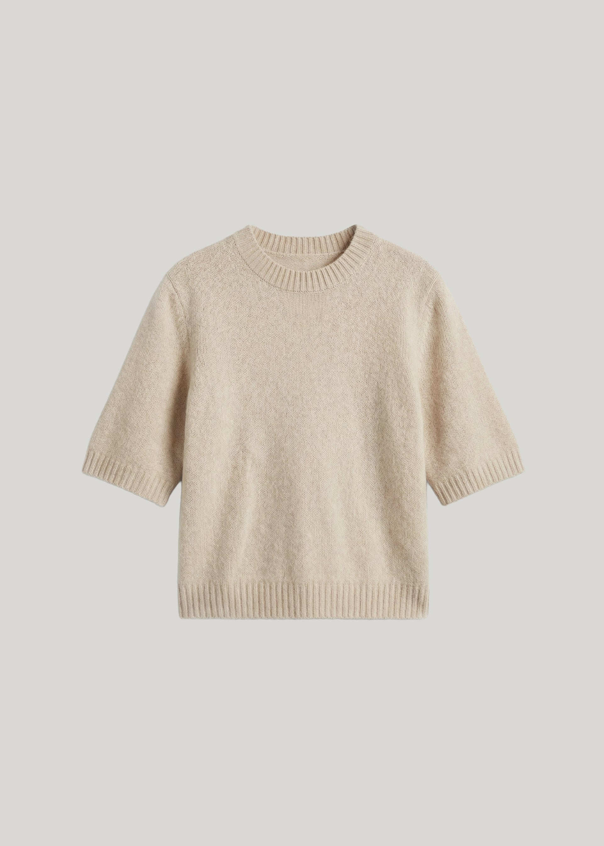 BRUSHED WOOL TEE