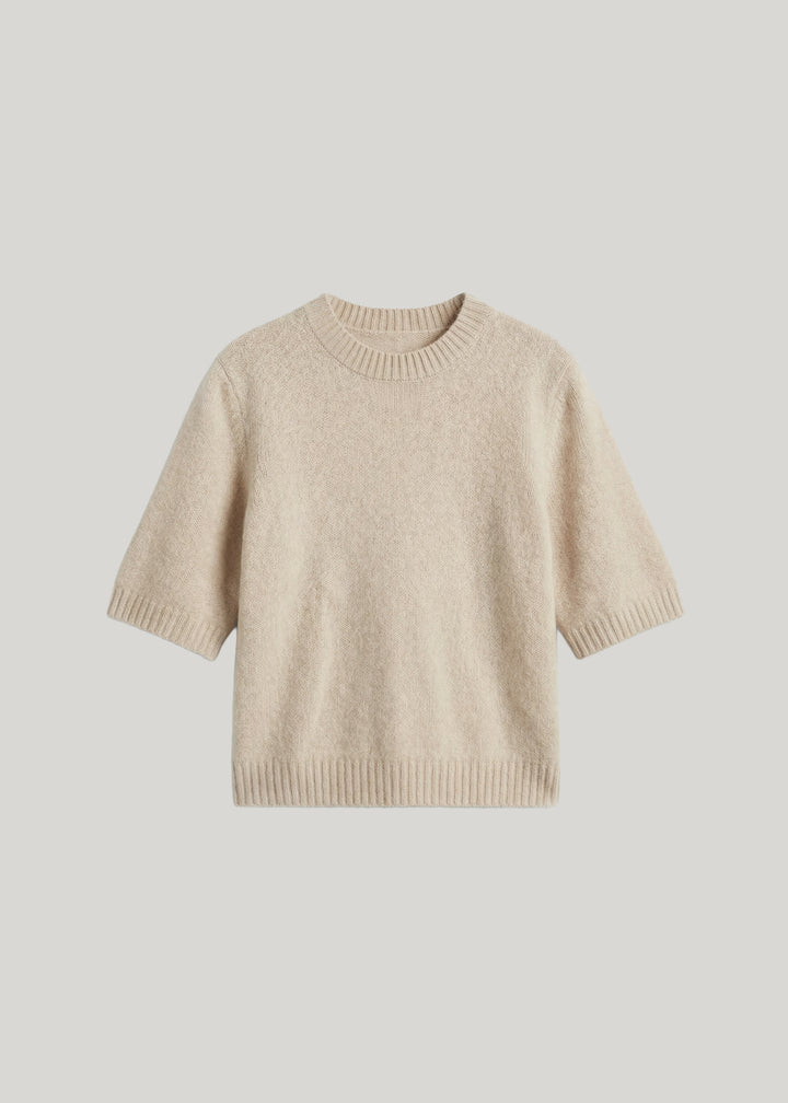 BRUSHED WOOL TEE