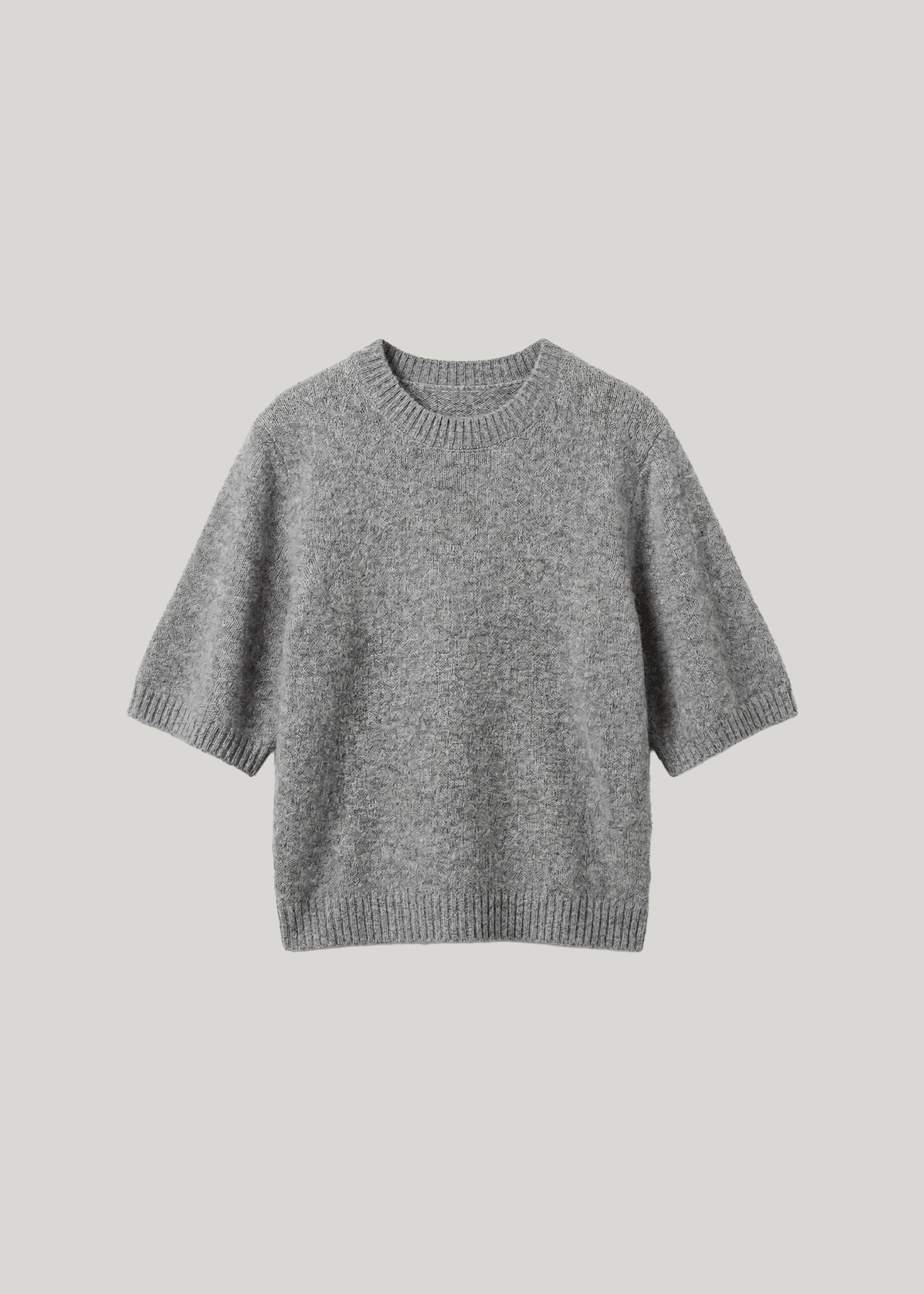 BRUSHED WOOL TEE