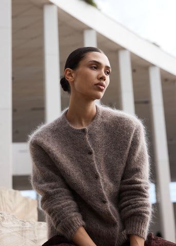 MOHAIR BLEND CARDIGAN